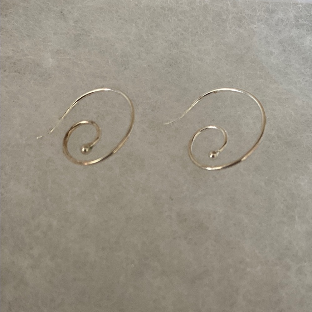 Silver Swirl Earrings